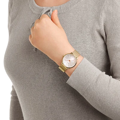 Mondaine Doppio Small Lady Mesh MLE.33111.SM