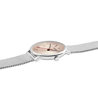 Mondaine Doppio Small Mesh Date MLE.33150.SM