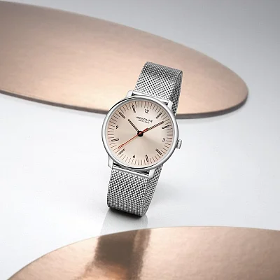 Mondaine Doppio Small Mesh Date MLE.33150.SM