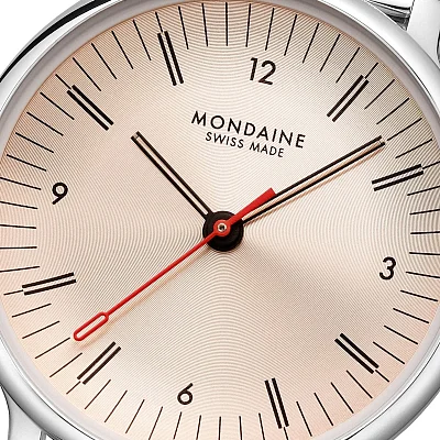 Mondaine Doppio Small Mesh Date MLE.33150.SM