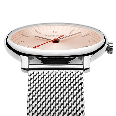 Mondaine Doppio Small Mesh Date MLE.33150.SM