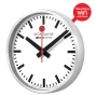 Zdjęcie 2 Mondaine Zegar Ścienny Okrągły Srebrny stop2go MSM.25S11.1
