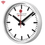 Zdjęcie 3 Mondaine Zegar Ścienny Okrągły Srebrny stop2go MSM.25S11.1