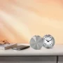 Zdjęcie 2 Mondaine Zegar Biurkowy Podróżny Srebrny z Alarmem MSM.64410