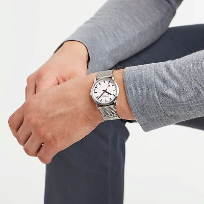 Mondaine SBB Simply Elegant Unisex Mesh A400.30351.16SBZ