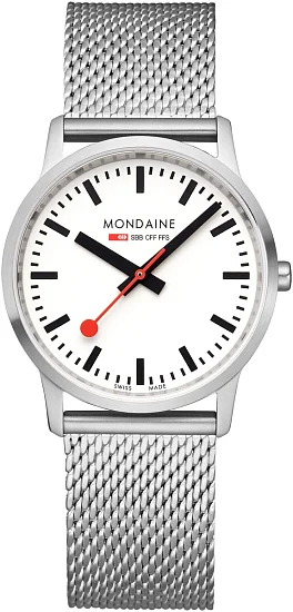 Mondaine SBB Simply Elegant Unisex Mesh A4003035116SBZ