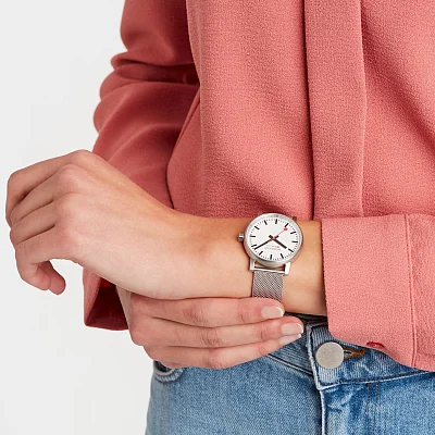 Mondaine SBB evo2 Quartz Mesh Unisex MSE.35110.SM