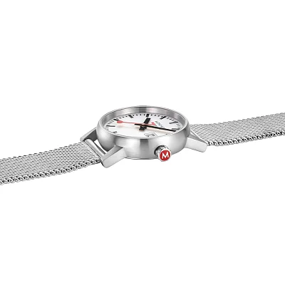 Mondaine SBB evo2 Lady Quartz Big-Date Mesh MSE.30210.SM