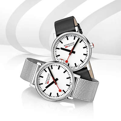 Mondaine SBB evo2 Quartz Mesh MSE.40110.SM