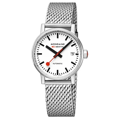 Mondaine SBB evo2 Unisex Automatic Date Mesh MSE.35610.SM