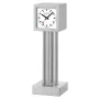 Zdjęcie 5 Mondaine Zegar Biurkowy Stojący Srebrny Zurich Meeting Point Clock A660.MEET.81SBB