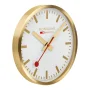 Zdjęcie 2 Mondaine Zegar Ścienny Okrągły Żółte Złoto SBB Clocks A995.CLOCK.17SBG