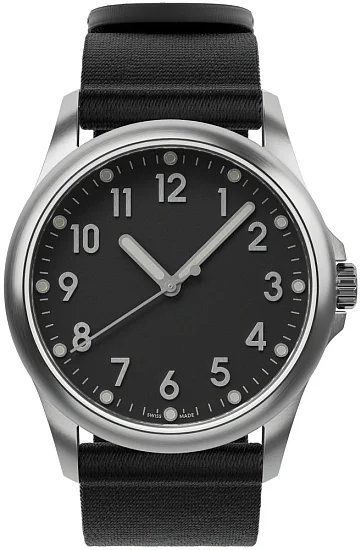 Mudita Radiant Automatic Charcoal Black 37mm MUD-RAD-BLK-37