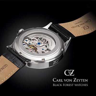 Carl von Zeyten Neustadt Automatic Moonphase GMT Skeleton CVZ0008WH