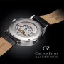  Zdjęcie 6 Carl von Zeyten Neustadt Automatic Moonphase GMT Skeleton CVZ0008WH