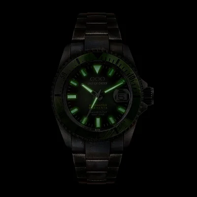 OUT OF ORDER Automatico Quaranta Green OOO.001-21.VE
