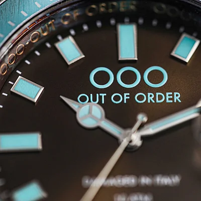 OUT OF ORDER Casanova Turquise and Brown Quartz OOO.001.18-TU.MS
