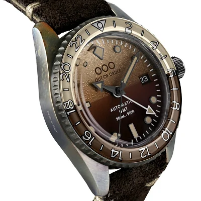 OUT OF ORDER Shaker Automatic GMT Irish Coffee OOO.001-25.IC