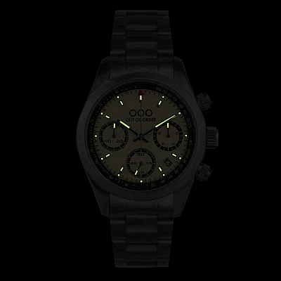 OUT OF ORDER Sporty Cronografo Cream Quartz OOO.001-23.CR.AC