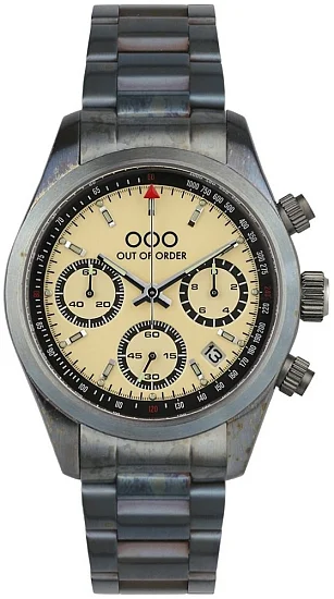 OUT OF ORDER Sporty Cronografo Cream Quartz OOO001-23CRAC