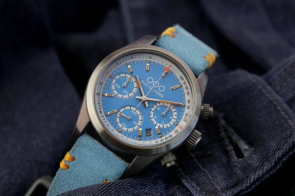 OUT OF ORDER Sporty Cronografo Light Blue Quartz OOO.001-23.AZ.AZ