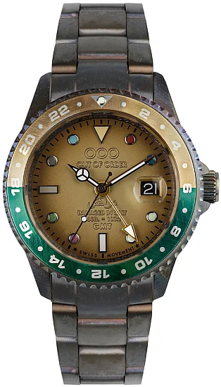 OUT OF ORDER Swiss GMT Marrrakesh Quartz OOO001-19MA
