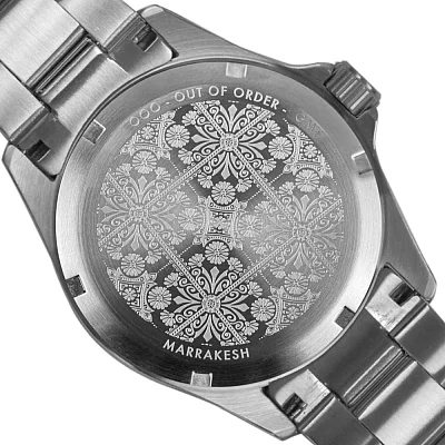 OUT OF ORDER Swiss GMT Marrrakesh Ultra Brushed Quartz OOO.001-19.MA.SS