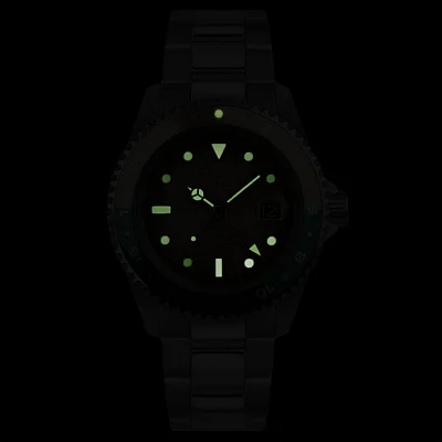OUT OF ORDER Swiss GMT Marrrakesh Ultra Brushed Quartz OOO.001-19.MA.SS