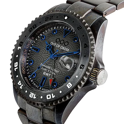OUT OF ORDER Swiss GMT Tokyo Shibuya Quartz OOO.001-19.TS