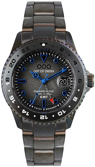 OUT OF ORDER Swiss GMT Tokyo Shibuya Quartz OOO001-19TS