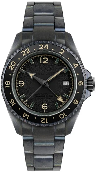 OUT OF ORDER Trecento Swiss Automatic GMT Black OOO001-24NE