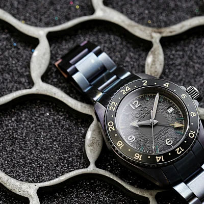 OUT OF ORDER Trecento Swiss Automatic GMT Black OOO.001-24.NE