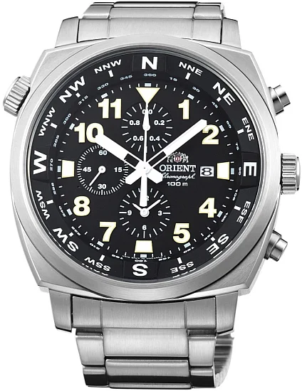 Orient Gent Quartz Sport Pilot Chronograph FTT17001B0