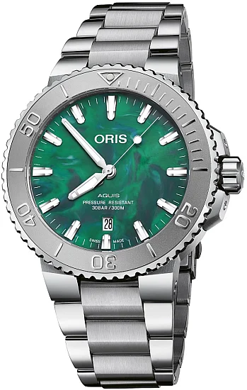 Oris Aquis II Date 435mm Relief x Bracenet 01 733 7730 4137-07 8 24 05PEB