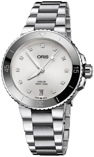 Oris Aquis Lady Date Diamonds 01 733 7731 4191-07 8 18 05P