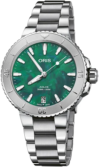 Oris Aquis Lady Date Relief x Bracenet 01 733 7770 4137-07 8 18 05P
