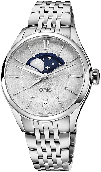 Oris Artelier Lady Grande Lune Date Diamonds 01 763 7723 4051-07 8 18 79
