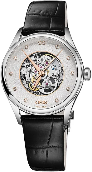 Oris Artelier Lady Skeleton Diamonds 01 560 7724 4031-07 5 17 64FC