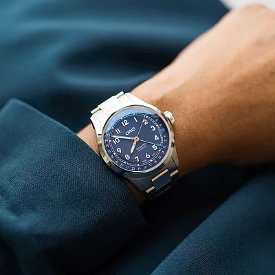 Oris Big Crown Pointer Date Violet Dial 01 754 7798 4068-07 8 20 06