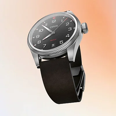 Oris Big Crown ProPilot Date 41mm Black Textured Dial 01 733 7805 4164-07 6 20 14LC
