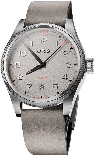 Oris Big Crown ProPilot Date 41mm Chalk Textured Dial 01 733 7805 4163-07 6 20 15LC