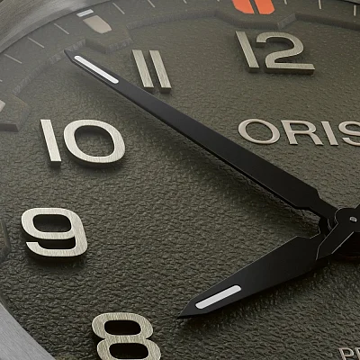 Oris Big Crown ProPilot Date 41mm Moss Textured Dial 01 733 7805 4167-07 6 20 16LC