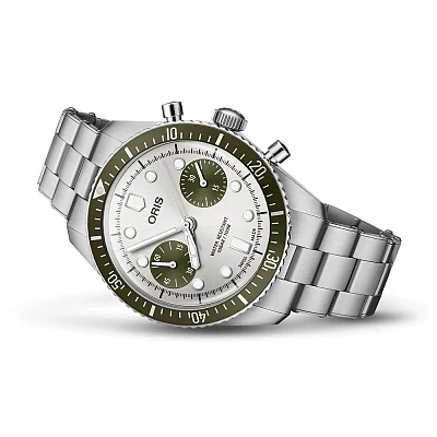 Oris Divers Sixty-Five Chronograph Green 01 771 7791 4051-07 8 20 18
