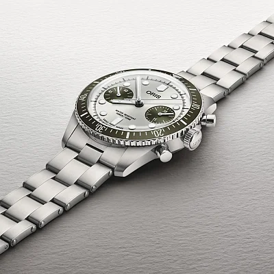 Oris Divers Sixty-Five Chronograph Green 01 771 7791 4051-07 8 20 18