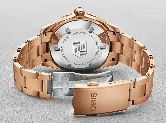 Oris Divers Sixty-Five Unisex Cotton Candy Sky Blue Bronze 01 733 7771 3155-07 8 19 15