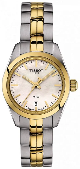 Tissot PR 100 Lady Yellow Gold PVD T1010102211100