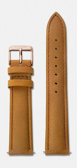 Paski i części Pasek Cluse Boho Chic Caramel Rose Gold CS1408101002