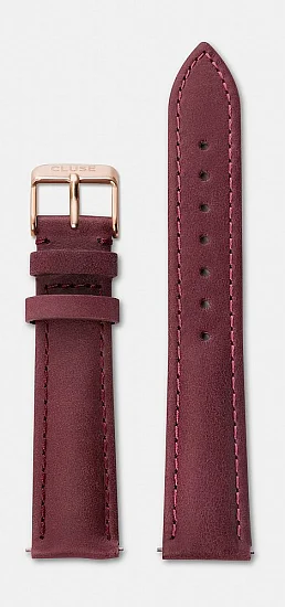 Paski i części Pasek Cluse Boho Chic Marsala Rose Gold CLS008