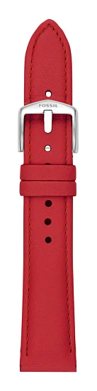 Paski i części Pasek Fossil Smartwatch Skóra Czerwony 16mm S161023