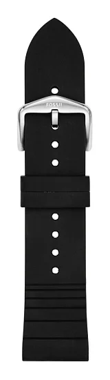 Paski i części Pasek Fossil Smartwatch Silikon Czarny 22mm S221383
